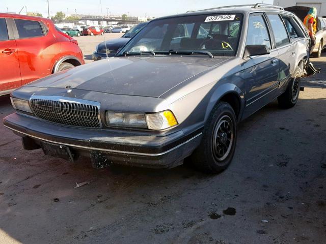 1G4AG85N6P6473794 - 1993 BUICK CENTURY SP CHARCOAL photo 2