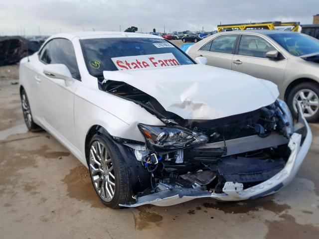 JTHFE2C28F2511424 - 2015 LEXUS IS 350 WHITE photo 1