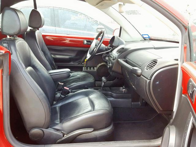 3VWSG31Y77M420515 - 2007 VOLKSWAGEN NEW BEETLE Qırmızı foto 5