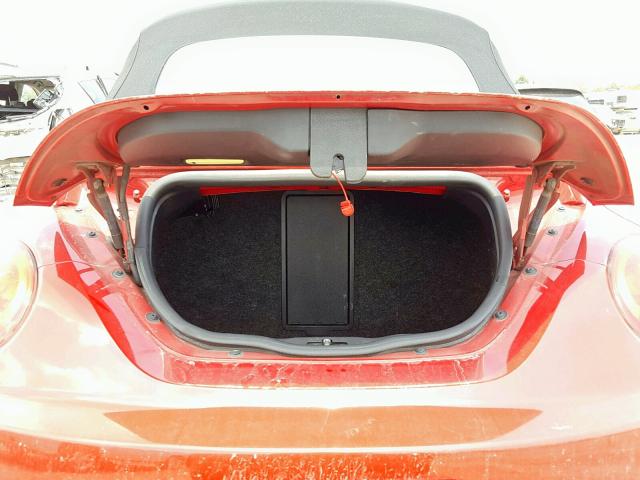 3VWSG31Y77M420515 - 2007 VOLKSWAGEN NEW BEETLE Qırmızı foto 9