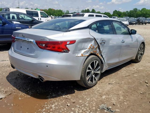 1N4AA6AP3JC380683 - 2018 NISSAN MAXIMA 3.5 SILVER photo 4