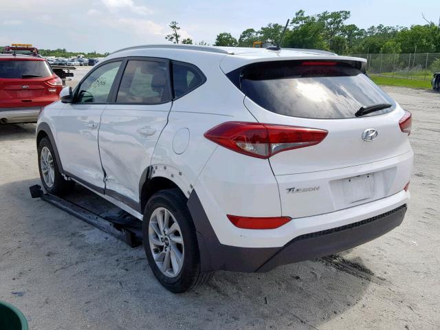 KM8J33A43GU246697 - 2016 HYUNDAI TUCSON LIM WHITE photo 3