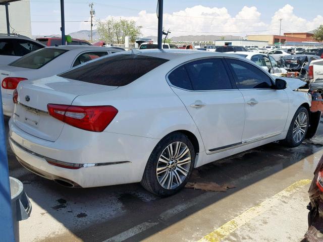 KNALN4D74G5215226 - 2016 KIA CADENZA LU WHITE photo 4