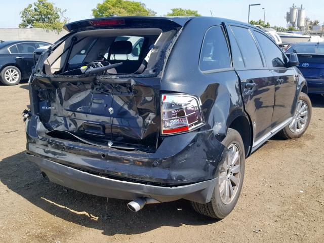 2FMDK3JC8ABB08755 - 2010 FORD EDGE SEL BLACK photo 4