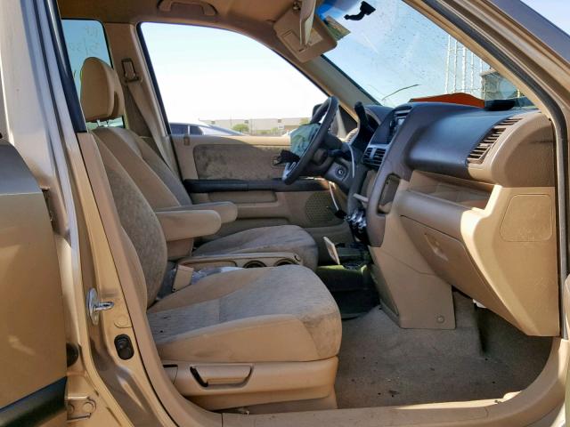 JHLRD68576C005401 - 2006 HONDA CR-V LX BROWN photo 5