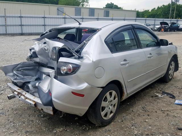 JM1BK12FX71715060 - 2007 MAZDA 3 I SILVER photo 4