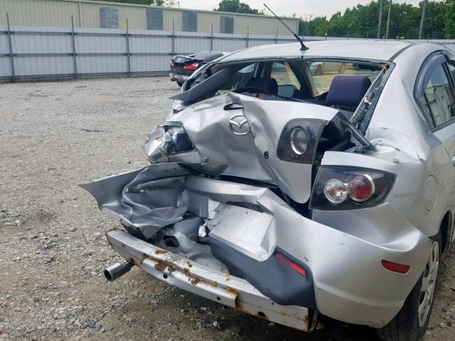 JM1BK12FX71715060 - 2007 MAZDA 3 I SILVER photo 9