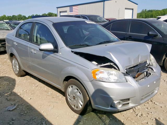 KL1TG5DE7BB221220 - 2011 CHEVROLET AVEO LT SILVER photo 1