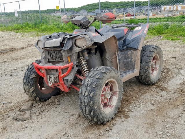 4XAGH8EA3DA567768 - 2013 POLARIS SCRAMBLER BLACK photo 2