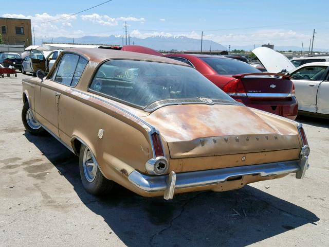 1855120757 - 1965 PLYMOUTH BARRACUDA GOLD photo 3