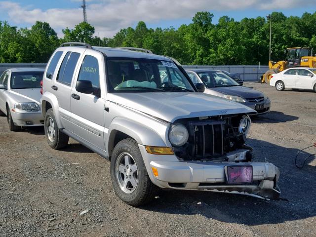 1J8GL38K05W669802 - 2005 JEEP LIBERTY RE SILVER photo 1