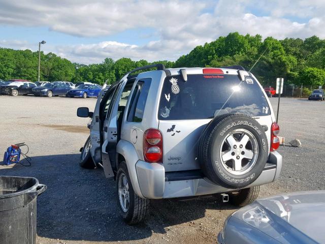 1J8GL38K05W669802 - 2005 JEEP LIBERTY RE SILVER photo 4