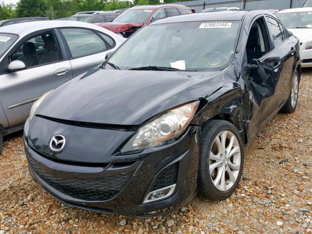 JM1BL1U52B1384971 - 2011 MAZDA 3 S BLACK photo 2