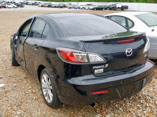 JM1BL1U52B1384971 - 2011 MAZDA 3 S BLACK photo 3