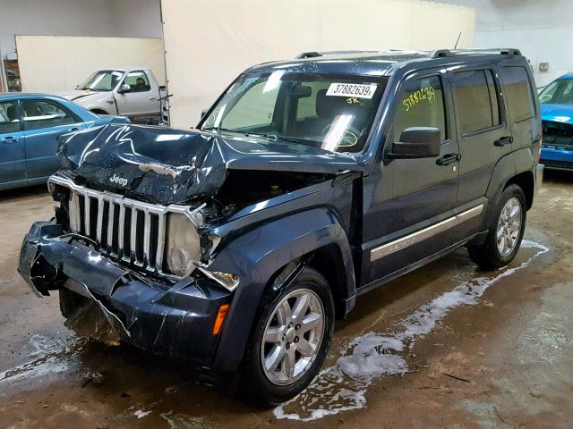 1J8GN58K98W124594 - 2008 JEEP LIBERTY LI BLUE photo 2