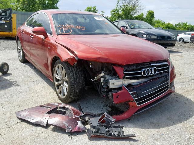 WAU2GAFC0DN026325 - 2013 AUDI A7 PRESTIG RED photo 1