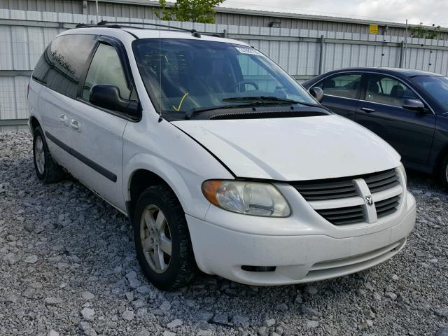 1D4GP45R85B393995 - 2005 DODGE CARAVAN SX WHITE photo 1