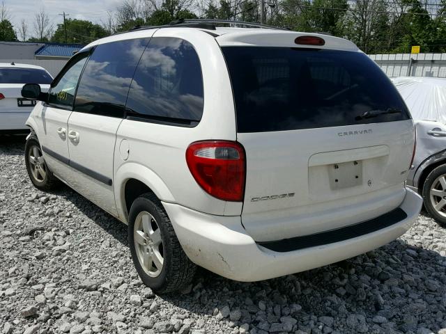 1D4GP45R85B393995 - 2005 DODGE CARAVAN SX WHITE photo 3