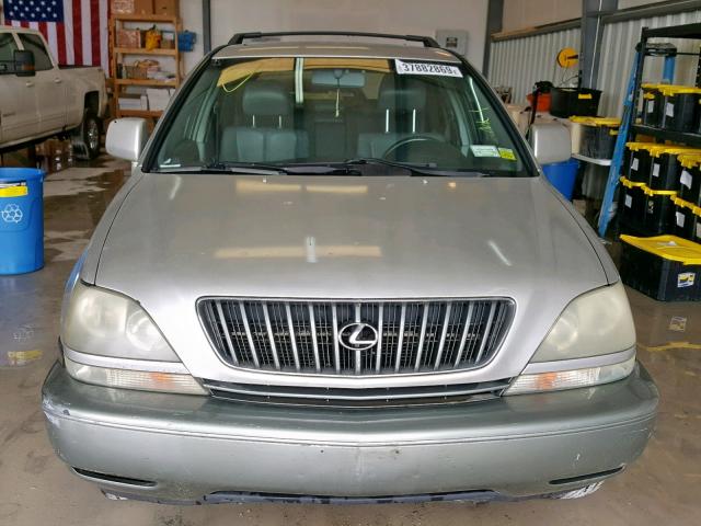 JT6GF10U3Y0059522 - 2000 LEXUS RX 300 GRAY photo 9