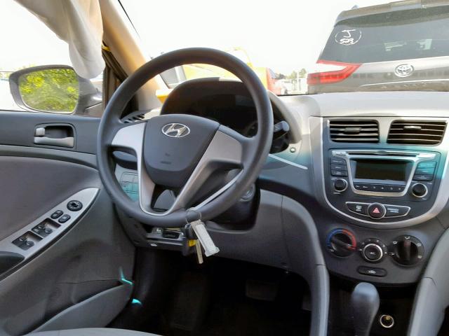 KMHCT4AE1HU332020 - 2017 HYUNDAI ACCENT SE GRAY photo 9