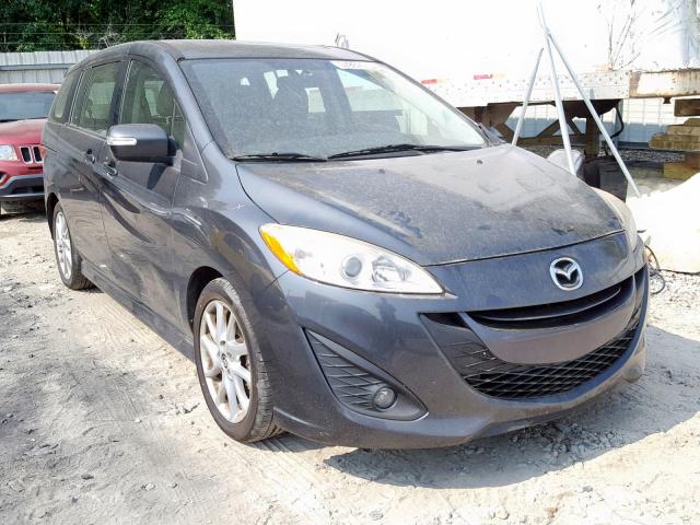 JM1CW2DL3D0159130 - 2013 MAZDA 5 GRAY photo 1