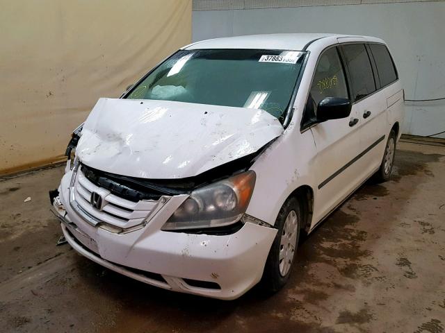 5FNRL38248B052511 - 2008 HONDA ODYSSEY LX WHITE photo 2