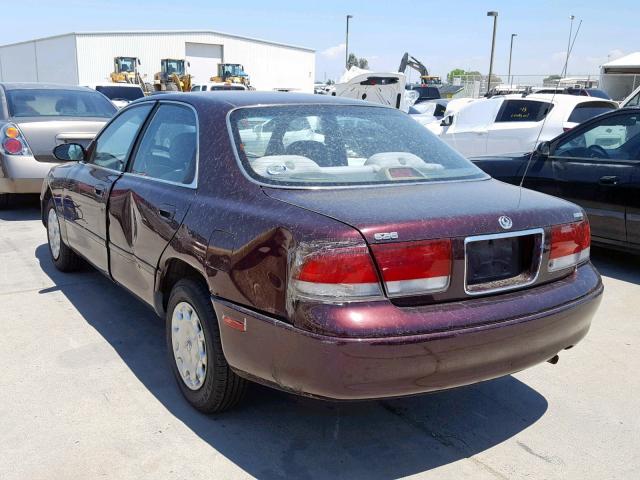 1YVGE22C6V5676184 - 1997 MAZDA 626 DX BURGUNDY photo 3