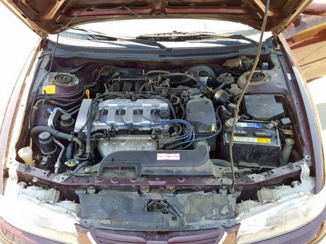 1YVGE22C6V5676184 - 1997 MAZDA 626 DX BURGUNDY photo 7