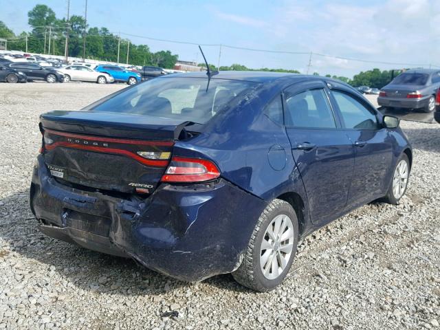 1C3CDFDH4ED871136 - 2014 DODGE DART SE AE BLUE photo 4