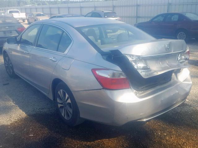 1HGCR2F30EA165050 - 2014 HONDA ACCORD LX SILVER photo 3