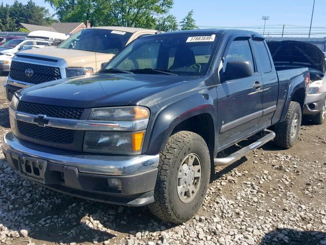 1GCDT49E988209913 - 2008 CHEVROLET COLORADO L BLACK photo 2