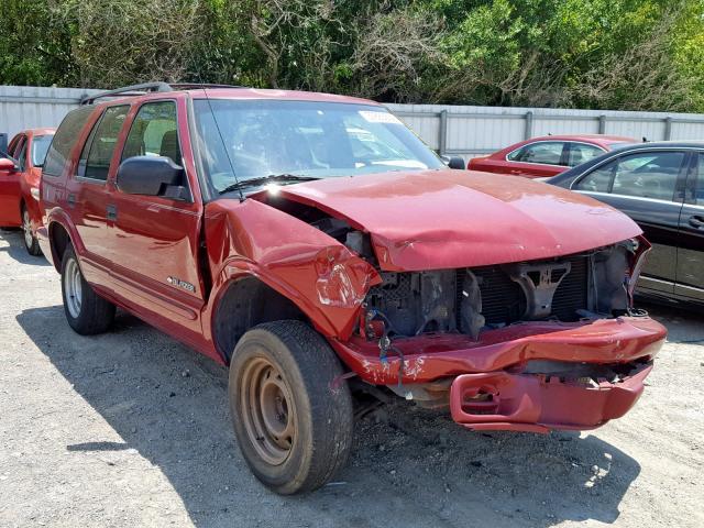 1GNCS13XX3K149215 - 2003 CHEVROLET BLAZER RED photo 1