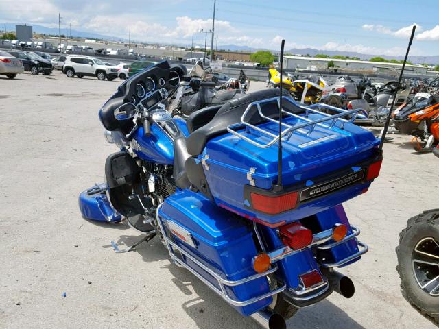 1HD1FC4127Y715959 - 2007 HARLEY-DAVIDSON FLHTCUI BLUE photo 3