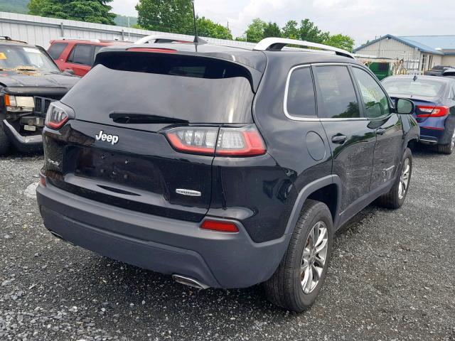 1C4PJMLN0KD135405 - 2019 JEEP CHEROKEE L BLACK photo 4