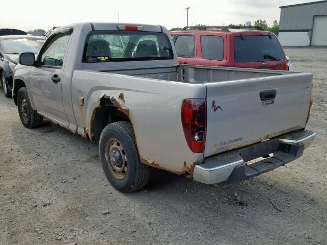 1GCCS148958250116 - 2005 CHEVROLET COLORADO GRAY photo 3