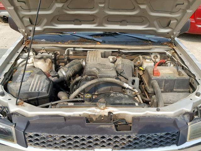 1GCCS148958250116 - 2005 CHEVROLET COLORADO GRAY photo 7