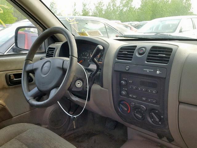 1GCCS148958250116 - 2005 CHEVROLET COLORADO GRAY photo 9