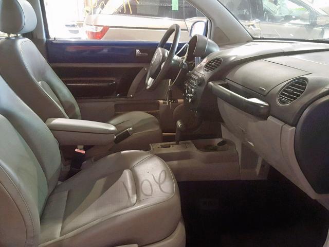 3VWRW31CX7M518623 - 2007 VOLKSWAGEN NEW BEETLE Mavi foto 5