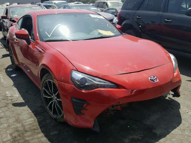 JF1ZNAA10H8704093 - 2017 TOYOTA 86 BASE RED photo 1