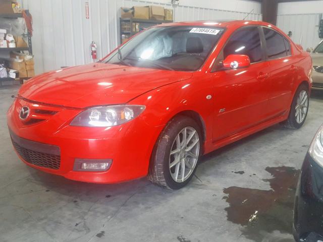 JM1BK323471609012 - 2007 MAZDA 3 S RED photo 2