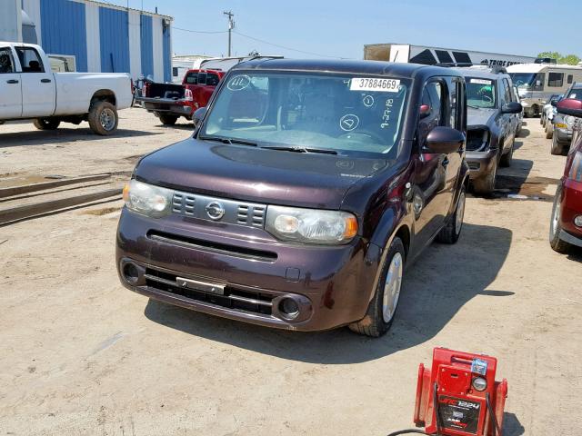 JN8AZ2KR7BT206438 - 2011 NISSAN CUBE BASE PURPLE photo 2