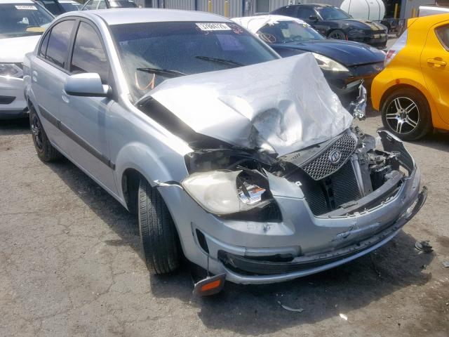 KNADE123266136486 - 2006 KIA RIO BLUE photo 1