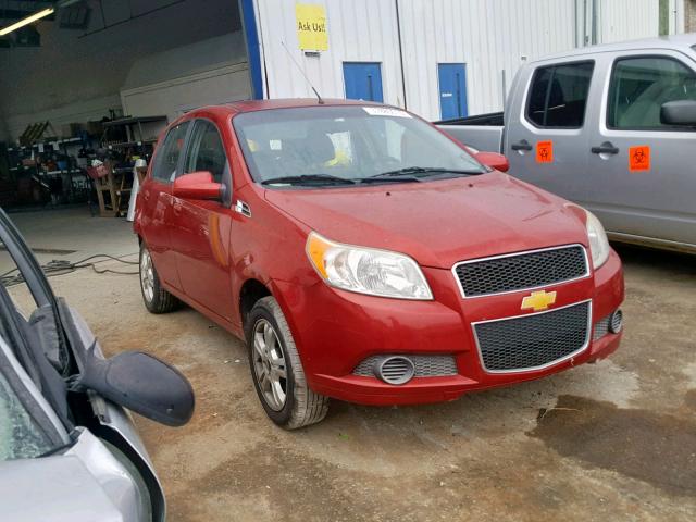 KL1TD6DEXBB224837 - 2011 CHEVROLET AVEO LS RED photo 1