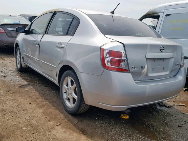 3N1AB61E97L679570 - 2007 NISSAN SENTRA 2.0 SILVER photo 3