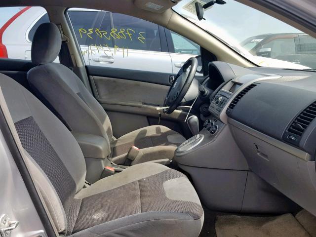 3N1AB61E97L679570 - 2007 NISSAN SENTRA 2.0 SILVER photo 5