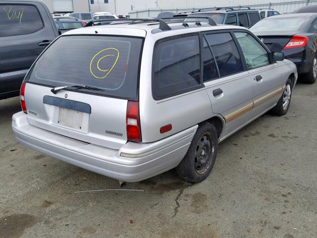 3MAPM15J3PR650218 - 1993 MERCURY TRACER SILVER photo 4