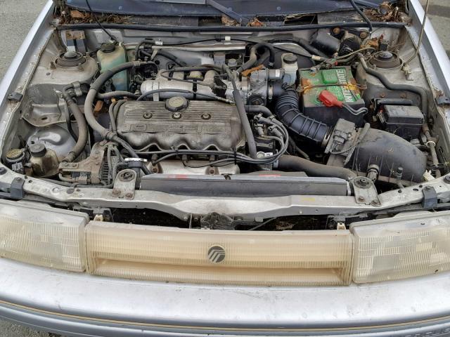 3MAPM15J3PR650218 - 1993 MERCURY TRACER SILVER photo 7