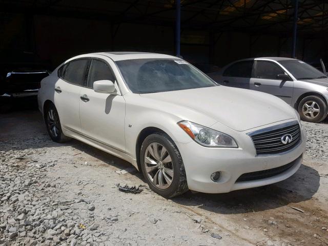 JN1BY1AP7EM260076 - 2014 INFINITI Q70 3.7 WHITE photo 1