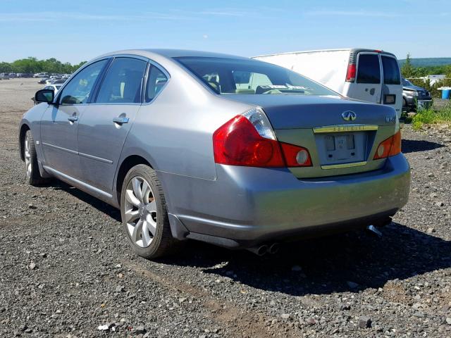 JNKAY01FX7M455102 - 2007 INFINITI M35 BASE SILVER photo 3