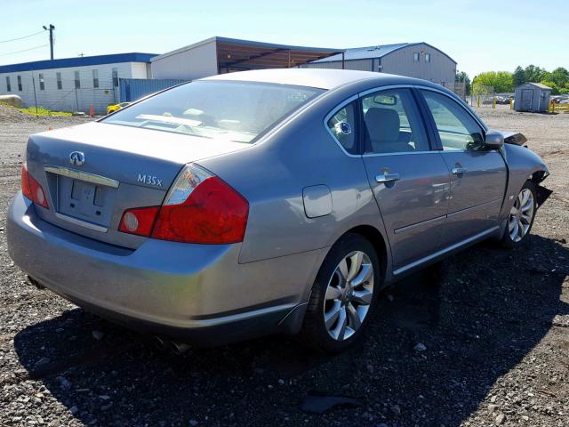 JNKAY01FX7M455102 - 2007 INFINITI M35 BASE SILVER photo 4